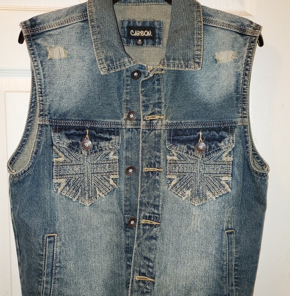 Carbon Denim Vest